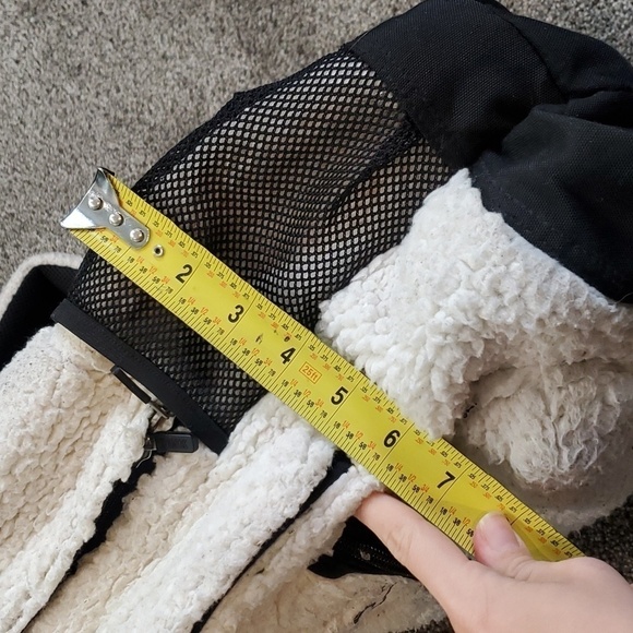 Pink VS Rare Sherpa Large Campus Backpack - Picture 8 of 14